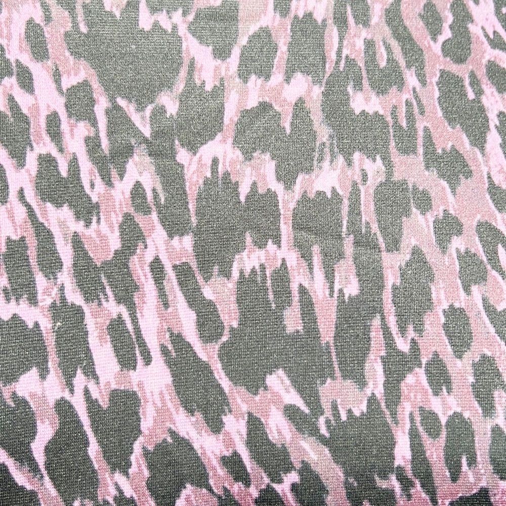 Elie Tahari Raveena Ruched Sheath Dress Aubergine Purple & Black Leopard Print 8 - Picture 9 of 13